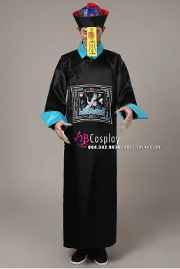 Đồ Ma Cương Thi Màu Đen - Vải Phi Bóng Hoạ Tiết In