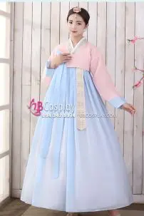 Váy Hanbok Hàn Quốc Đẹp Váy Xanh Thiên Thanh