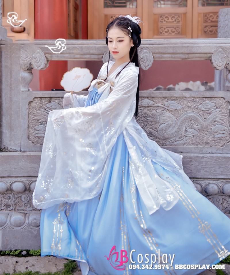 Hán Phục Chiết Ngực Kim Thanh