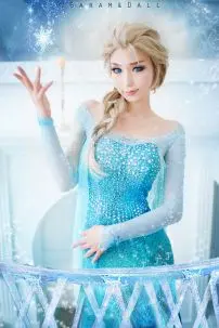 Tóc Elsa Tóc Giả Hóa Trang Công Chúa Elsa