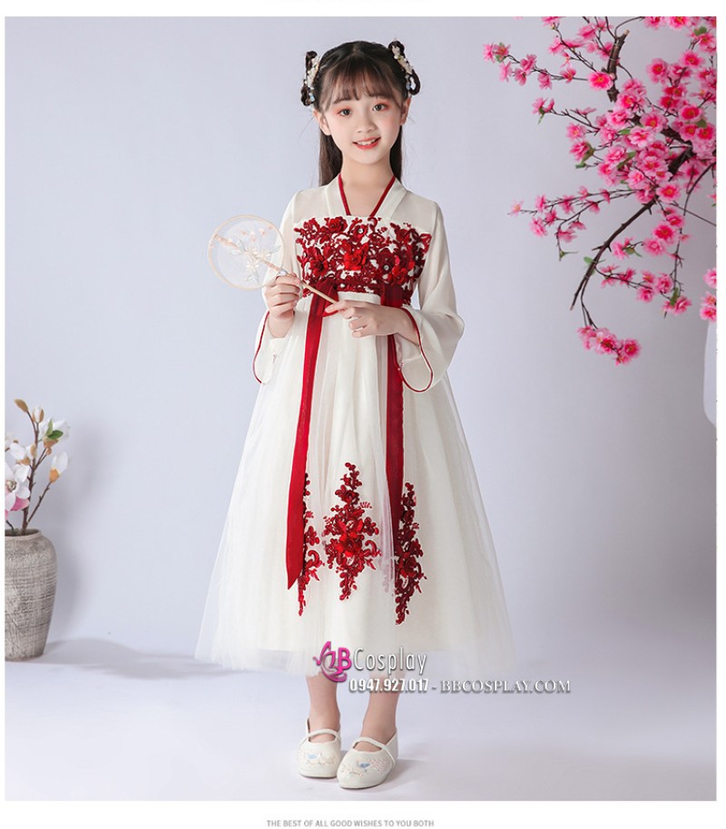 Hán Phục Bé Gái Ngân Tuyết 140