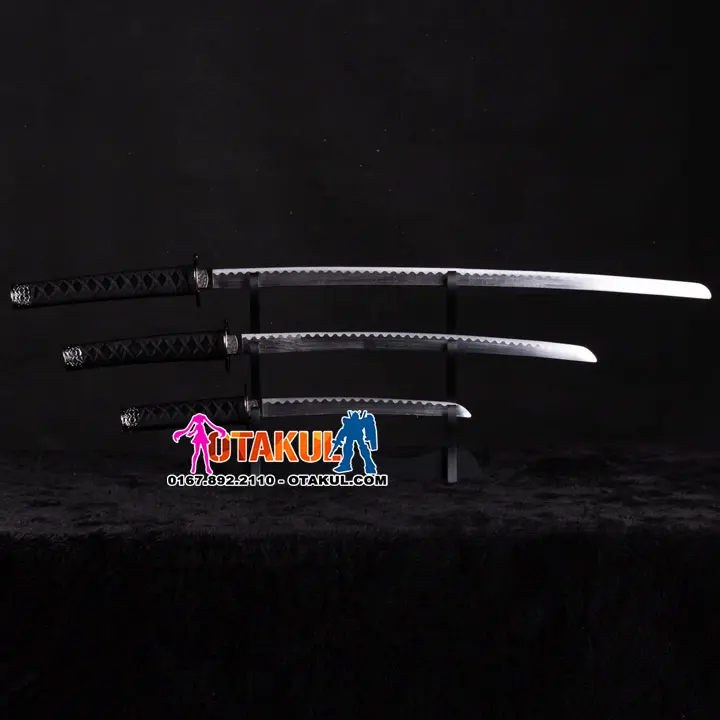 Bộ 3 Kiếm Nhật Samurai Trạm Khắc Rồng Tinh Xảo