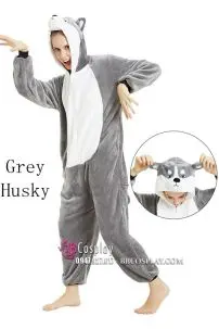 Đồ Hóa Trang Chó Sói Grey Husky