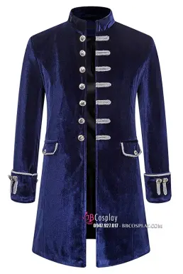 Áo Khoác Napoleon Xanh Dương Đậm