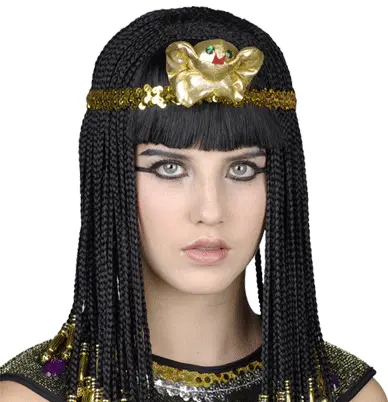 Tóc Giả Nữ Hoàng Ai Cập Nhiều Sợi
