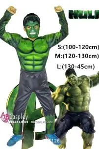 Đồ Hulk Người Khổng Lồ Xanh Cơ Bắp Trẻ Em