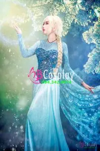 Trang Phục Nữ Hoàng Băng Giá Elsa Có Size Lớn