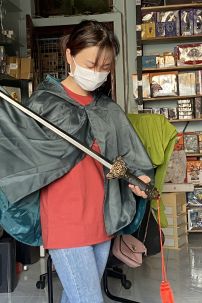 Kiếm Cổ Trang Kim Loại Rút Gọn Được - Tiện Lợi Cho Người Tập Võ