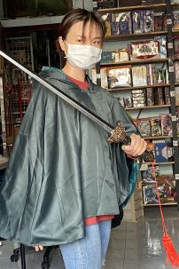 Kiếm Cổ Trang Kim Loại Rút Gọn Được - Tiện Lợi Cho Người Tập Võ