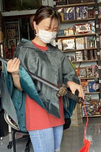 Kiếm Cổ Trang Kim Loại Rút Gọn Được - Tiện Lợi Cho Người Tập Võ