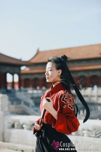 Thuê Hán Phục Chiết Eo Hồng Vân