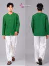 BỘ CẬU HAI - SIZE L ( áo xanh - quần trắng)