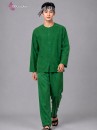 Trang Phục Bà Ba Nam Xanh Lá - Chú Cuội Xanh Lá
