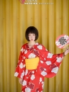 Yukata Chuẩn Nhật Đỏ Hoa Đào
