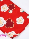 Yukata Chuẩn Nhật Đỏ Hoa Đào