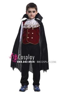 Trang Phục Dracula Ma Cà Rồng Cho Bé Trai