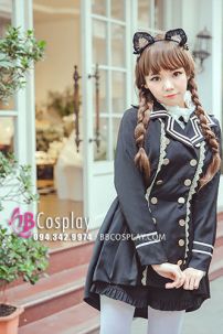Đồ Nữ Sinh Đen Kiểu Thủy Thủ