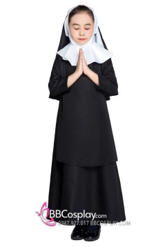 Trang Phục Ma Sơ (The Nun) Cho Bé - Size 120