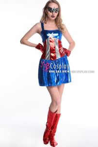 Trang Phục Captain American Nữ Đội Trưởng Mỹ
