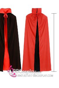 Choàng Dracula Cho Bé 2 Mặt Đỏ Đen