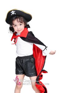 Choàng Dracula Cho Bé 2 Mặt Đỏ Đen