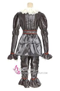 Quần Áo Pennywise Ghi Xám Halloween Costume