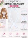 Chân Đế Trưng Bày Tóc Giả - Chân Để Wig (Màu Trắng)
