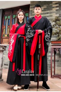 Cặp Hán Phục Long Phụng Song Kiệt Bản Rút Gọn