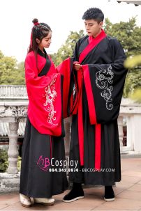 Cặp Hán Phục Long Phụng Song Kiệt Bản Rút Gọn