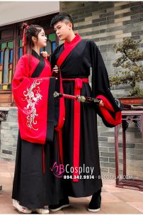 Cặp Hán Phục Long Phụng Song Kiệt Bản Rút Gọn