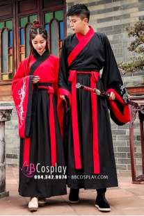 Cặp Hán Phục Long Phụng Song Kiệt Bản Rút Gọn