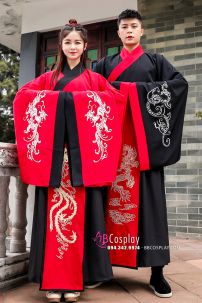 Cặp Hán Phục Long Phụng Song Kiệt