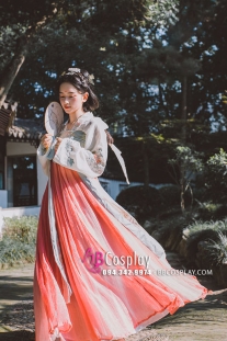 Hán Phục Chiết Ngực Ngọc Cẩm