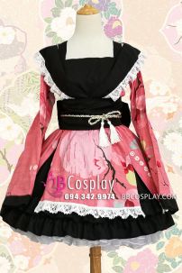 Waloli Hoa Đào Màu Carot