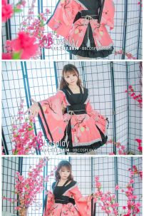 Waloli Hoa Đào Màu Carot