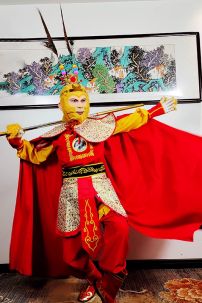 Trang Phục Tề Thiên Đại Thánh Đầy Đủ Thêu Hoa Văn Siêu Rẻ