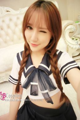 Đồ Nữ Sinh Sexy Cực Rẻ Xanh Navy