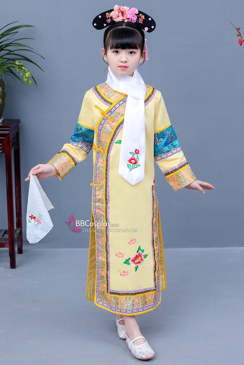 Trang Phục Quí Phi Nhà Thanh Cho Bé