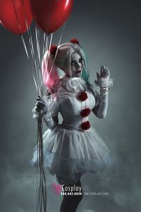 Trang Phục Harleywise Hề Ma Phiên Bản Nữ Harley Quinn