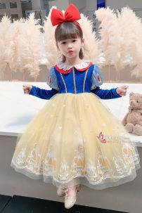 Đầm Công Chúa Bạch Tuyết Trẻ Em Mẫu Mới 2024