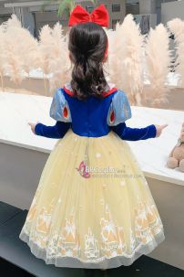 Đầm Công Chúa Bạch Tuyết Trẻ Em Mẫu Mới 2024