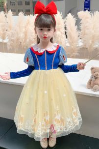 Đầm Công Chúa Bạch Tuyết Trẻ Em Mẫu Mới 2024