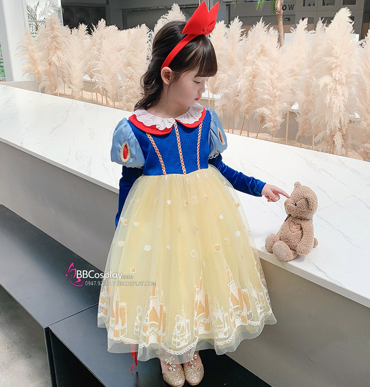 Váy công chúa bạch tuyết Melisa cho bé gái size 2-10y SHIN Baby Closet