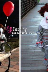 Trang Phục Pennywise Cho Bé Cao 120