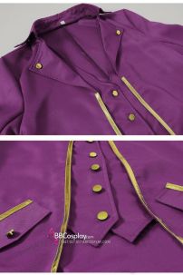 Vest Cướp Biển Tím Viền Vàng Đuôi Tôm