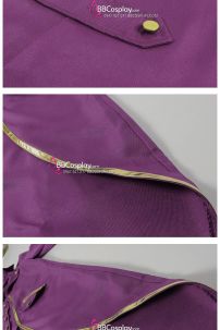 Vest Cướp Biển Tím Viền Vàng Đuôi Tôm