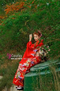 Kimono Truyền Thống Chuẩn Nhật