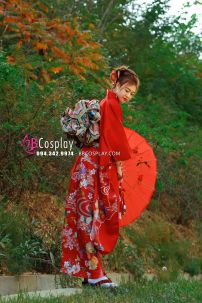 Kimono Truyền Thống Chuẩn Nhật