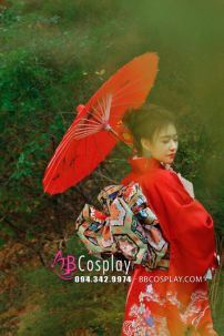 Kimono Truyền Thống Chuẩn Nhật