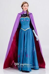 Elsa Đầm Dạ Hội Đăng Quang Nữ Hoàng